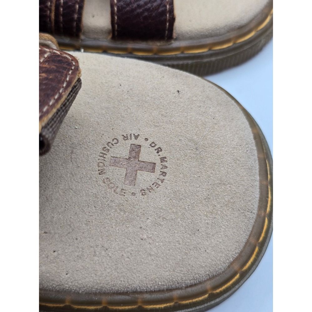 Vintage Y2K Dr. Martens Lula Fisherman Sandals Brown Leather Mens 11 Rare Chunky - Picture 6 of 12